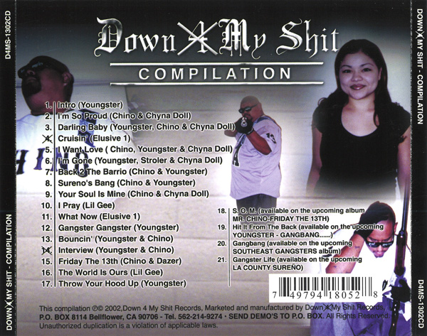 Down 4 My Shit Los Angeles Compilation Chicano Rap